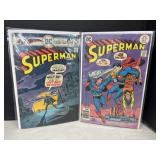 Comics - DC Superman #294 1975 & #306 1976