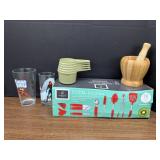 Kitchen Utensil Set (5pcs only), Mortar &