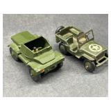 Dinky Military Jeep and Scout Car