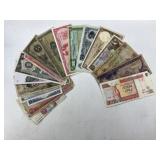 Foreign Bills (lot Of 19).