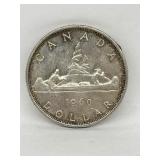 1960 Cdn Silver Dollar Coin