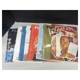 8 Playboy Magazines - 1961 - 1969