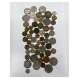 Foreign Coins (bag Of Over 50)