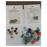 Various Gemstone Pendants, Chain Necklaces with