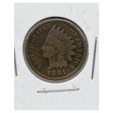 Usa: 1891 1-cent Indian Head