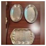 Misc. silverplate oval dishes