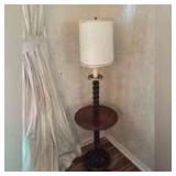52.5” lamp with small table