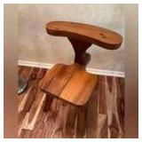 Vintage dressing chair Koa wood