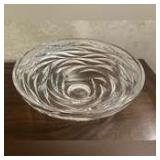 Large 14.5” Tiffany and Co crystal bowl