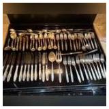 69 pcs of Towle Rose Solitaire Sterling Flatware
