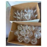Clear stemware