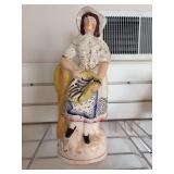 13” porcelain figure