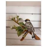 Franklin Warbler porcelain bird