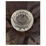 Heavy Crystal 3.25” ash tray