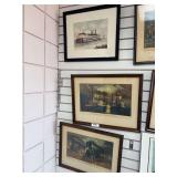 3 framed prints