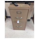 2 drawer metal file cabinet