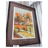 Elaine Thiollier lithograph