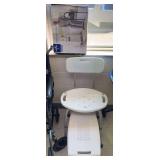 Shower chairs, bed assist bar