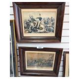 2 framed prints