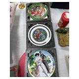 Lot of 9 collectors plates