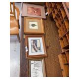 5 framed prints