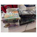 VHS tapes, cassette reminder, cd