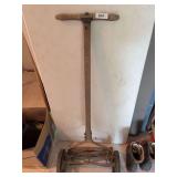 Vintage reel type mower