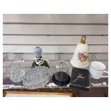 Bell, Christmas tree light base, frogs, small dome