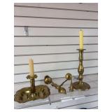 Brass candle holders