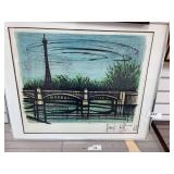 Bernard Buffet signed lithograph