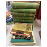 Lot of books, floppy disks, photo albums