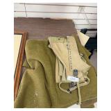 Military gators & wool blanket