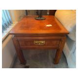 Thomasville one drawer lamp table 22" x 27" x 21"