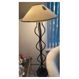 Metal base floor lamp 55"