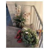 Artifical flower arrangements