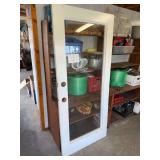 Aluminum clad glass door panel- 34x77x1.75”