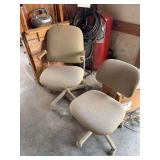 2 office chairs
