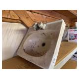 Vintage bathroom wall sink 20.5” wide