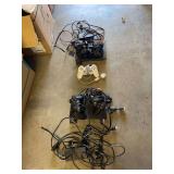 2 SONY play station 2 units with 5 controllers
