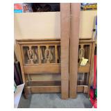 Twin bed w/ rails