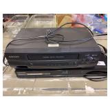 SAMSUNG Blue-ray disc player, ORION VHS player