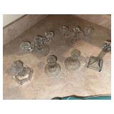Lot of candle holders