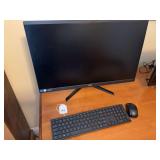 Acer 27” monitor, keyboard, mouse
