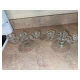 Pair of candle holders