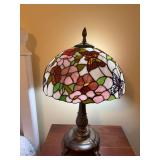 Stain glass style table lamp