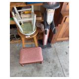Stools, books, Uncle Sam , misc