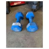 Pair of 8lb weights