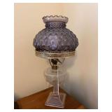 Electric converted oil lamp