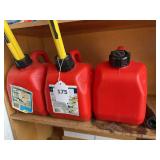 3 - 1 gallon gas jugs