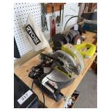 Ryobi 7 1/4 inch compound miter/chop saw